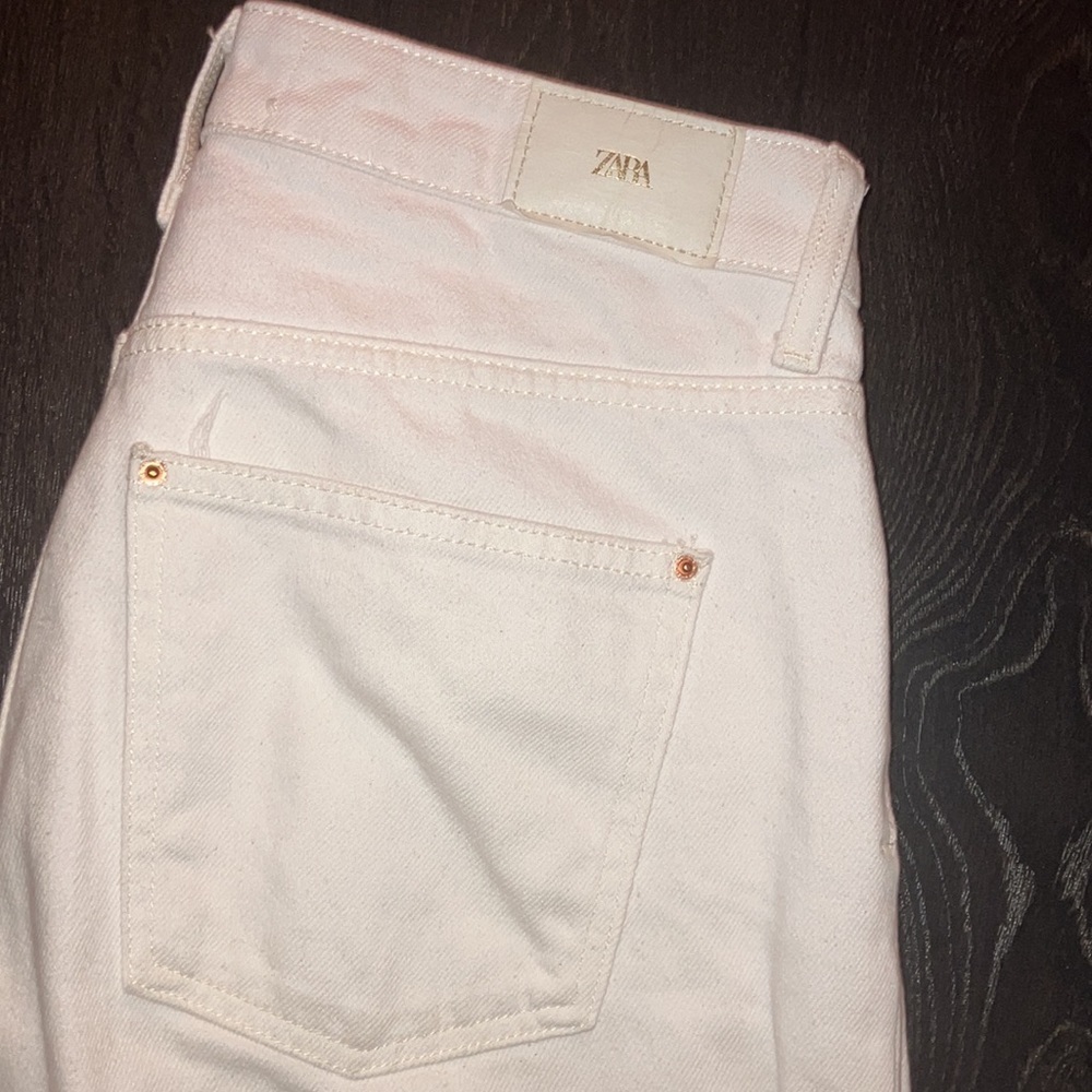 Off white straight leg denim - Picture 7 of 14